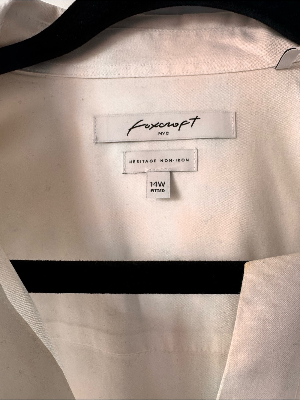 Foxcroft White Button-Down Shirt - Picture 2 of 3